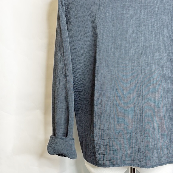 Eileen Fisher Textured Gray Jacket (M) - Picture 6 of 11